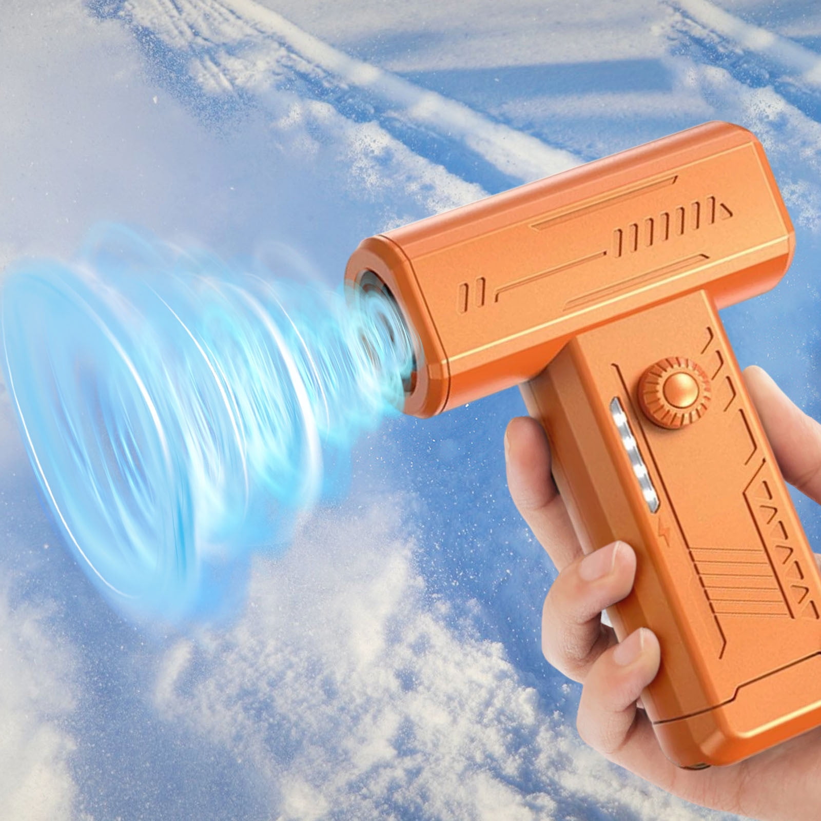 Ycandiee Air Duster, Ultra Strong Wind Force Mini Blower for Computer, Keyboard, Outdoors & Car Dusting, Camping, Emergency
