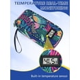thumbnail image 3 of SUNMON Insulin Cooler Travel Case - Tsa Approved Diabetic Medical Pen Cooling Bag with Temperature Display, Refrigerated Diabetes Supplies Organizer Storage Kit with 2 Ice pack(Rainforest) 1 Piece, 3 of 8