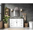 thumbnail image 4 of Elegant Kitchen and Bath Alden 54 inch Single Bathroom Vanity in White, 4 of 10