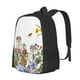 thumbnail image 1 of Disketp Herbs and Wildflowers Mochila Minimalista de Gran Capacidad, Mochila de Viaje para Escuela, Trabajo o Uso Diario, 1 of 6