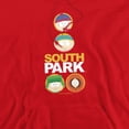 thumbnail image 2 of South Park Solid Circles Unisex Adult Pull-Over Hoodie,Red, 2X-Large, 2 of 6
