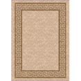 thumbnail image 1 of IMS 26050469505084 5 ft. x 8 ft. HEAVYWEIGHT OUTDOOR PATIO RUG-GREEK KEY PATTERN-BEIGE & LT BROWN, 1 of 1