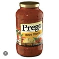 thumbnail image 2 of Campbells Prego Three Cheese pasta Sauce Induvial Glass Bottle 14oz Contains Milk, 2 of 6