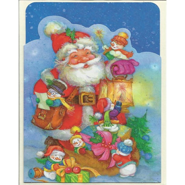Pintura de diamante (DB2343) Pared de diamantes de imitación redonda completa de Navidad 30x40cm Hugtrwg Para estrenar