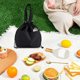 thumbnail image 4 of Canvas Lunch Box Bag Office Worker Drawstring Insulation Hand Hold Lunch Box Bag Thickened And Easy Picnic Lunch Box Bag, 4 of 6