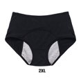 thumbnail image 4 of Sonducket Calzoncillos de diseño Simple para mujer, ropa interior reutilizable de Color sólido para viaje de negocios para niñas, bragas Ropa interior Negro 2XL, 4 of 6