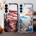 thumbnail image 2 of Case For Samsung Galaxy S24 S20 S21 FE S22 S23 Ultra A32 A33 A50 A52 A53 A73 A54 A14 Soft Cover Japanese Landscape Waves, 2 of 4