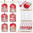 thumbnail image 5 of 6pcs Japanese Omamori Amulets Good Luck Hanging Ornament Red Blessing Lucky Charm with Lucky Stone and Sutra Books Gift for Health Wealth Success Good Fortune Happiness diy, 5 of 6