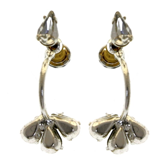 Mi Amore Dangle-Earrings Silver-Tone