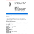 thumbnail image 2 of Front Brake Rotor - Compatible with 2018 - 2023 Volkswagen Tiguan 2019 2020 2021 2022, 2 of 2