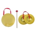 thumbnail image 4 of Tachiuwa Mini Small Hand Cymbals Educational Gong Instrument for Dances Kids Children 9cm, 4 of 9