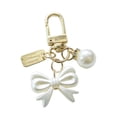 thumbnail image 4 of Llavero con perla artificial, dije para bolso, llavero de moda, dije para bolso Lazo, 4 of 9