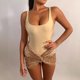 thumbnail image 2 of Traje de falda corta de verano ajustado para mujer Traje de playa con falda de mono ajustado sexy Hugtrwg Para estrenar, 2 of 6