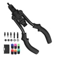 thumbnail image 4 of Juego de herramientas de remachado manual con pistola para tuercas y mandril M3 M4 M6 M8 M10 M12, 4 of 12