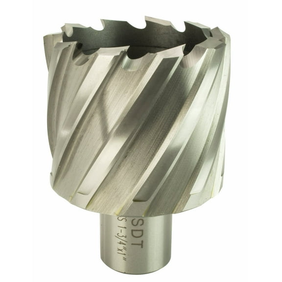 Steel Dragon Tools® 1-3/4" x 1" HSS Annular Cutter with 3/4" Weldon Shank