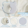 thumbnail image 3 of Almohada para Bebé de Espuma Viscoelástica CIRIRE Suave, Cómoda y Lavable a Máquina, 3 of 8