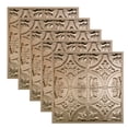 thumbnail image 1 of Great Lakes Tin Jamestown Champagne 2ft x 2ft Lay In Ceiling Tiles (5 Pack), 1 of 6