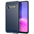 thumbnail image 1 of PANDACO Navy Brushed Metal Case for Samsung Galaxy S10+, 1 of 2