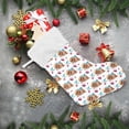 thumbnail image 7 of SKYSONIC Cute Rabbit Floral Christmas Stockings 2PCS,Big Xmas Stockings Gift Decorations and Party Supplies,Used for Fireplace Decoration Socks Christmas Tree Decoration, 7 of 7