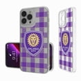 thumbnail image 3 of Orlando City SC iPhone Plaid Design Clear Case, 3 of 7