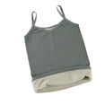 thumbnail image 1 of Qarigey 2 piezas de ropa interior de mujer, chaleco térmico cálido que mantiene la correa ajustable para el hombro, reemplazo reutilizable, lencería Camisetas sin mangas Gris Qarigey AP013337-02, 1 of 6