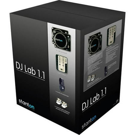 Stanton DJ Lab 1.1 Dual T.52B Turntables Complete DJ Mixer Pack