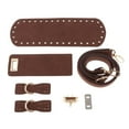 thumbnail image 2 of Bolsa de material cuero de Bricolaje Base Inferior Cubierta de Solapa Hardware de Metal Bolsa de Hombro Yinane Bolsas de bricolaje haciendo piezas, 2 of 8