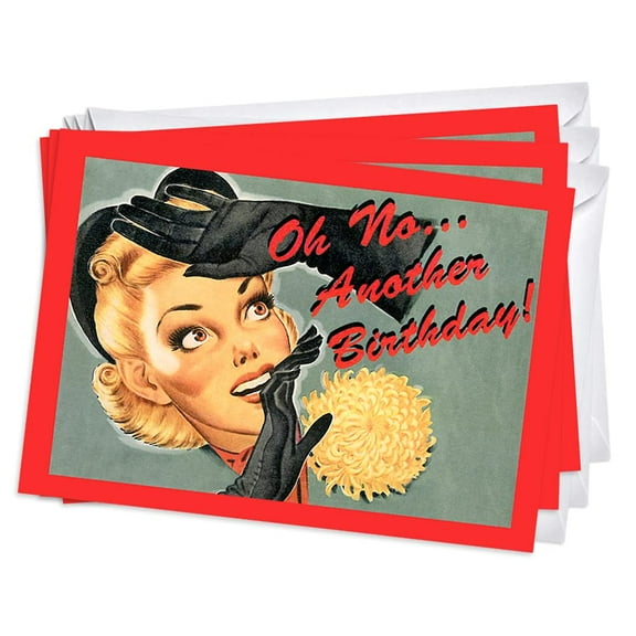 Another B-Day Best Friend Womens Birthday Greeting Cards | 3 Pack Set (5x7)