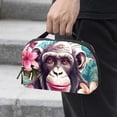 thumbnail image 2 of Monkey USB Organizer Charger Pouch Charger Organizer Travel Case Small Box Organizer Storage Container Waterproof Oxford Cloth Electronics Accessories Storage Case 5.9x9.44x3.14 in, 2 of 6