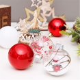 thumbnail image 3 of Adornos de bolas de Navidad, 30 unidades, adornos para colgar de bodas, adornos para el árbol de Navidad, adornos para el árbol de Navidad pintados a prueba de rotas de 60mm Afortunado Sencillez, 3 of 5