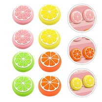 COSMOBETTY 8Pcs Switch Thumb Grips Lemon Shape Silicone Assorted Color - 0.7x0.3in