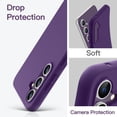 thumbnail image 4 of JETech Slim Fit Case for Samsung Galaxy S23 FE 6.4-Inch, Flexible Soft TPU Shockproof Thin Phone Cover with Matte Finish (Deep Purple), 4 of 6