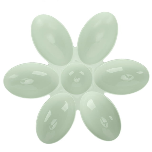 Plastic Cat Bowl Flower Petals Shape Functional Cat Food Bowl 6 Grids for Cat for Water for Food ANGGREK Otros