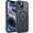 Blue, variant on Atgdluk® Magnetic Shockproof for iPhone 14, Matte Translucent Back Phone Cover with Raised Camera Protection and Protective Bumper, Blue