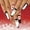 D, variant on Christmas Series Full Nail Stickers 14 Finger Design Fashion Nail Accessories for Nail Decoration and Transfer