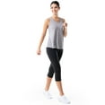 thumbnail image 7 of Athletic Works Women's and Women's Plus Active Dri-Works Capri Leggings, Sizes S-5X, 7 of 7