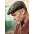 thumbnail image 2 of Mucros Weavers 100% Wool Tweed Irish Patchwork Flat Cap Made in Ireland, 2 of 7