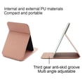 thumbnail image 3 of Handheld folding desktop small mirror PU portable makeup mirror, 3 of 5