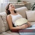 thumbnail image 2 of Abdominal Massager, Heated Abdominal Massage Device for Constipation, Gas, Bloating & Reflux, Soothing Kneading Belly Massager for Digestive Comfort, Rechargeable and Portable, 2 of 10
