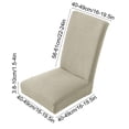 thumbnail image 3 of Dining Chair Covers Kitchen Stretch Chair Slipcovers Seat Protectors Wedding Banquet Decorations Fabric Washable,for Dining Room,Restaurant,Kitchen,Party, 3 of 6