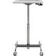 Ergotron LearnFit SE Sit-Stand Desk - Tableau - mobile - Rectangulaire - Gris Moyen – image 2 sur 3