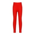 thumbnail image 6 of dPois Kids Girls Dance Unitards Sleeveless Keyhole Back Gymnastics Leotards with Yoga Leggings Pants Red 6, 6 of 7