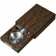 thumbnail image 3 of Visol VASH711 Drawer Single Cigar Iron Wood Finish Ashtray, 3 of 3