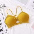 thumbnail image 3 of Korean Version Of The Girl Wrapped Chest Gathered Small Chest Tube Top Bottoming Girl Sling No Steelblack, 3 of 5