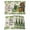 Green Beige, variant on St. Patrick's Day Placemats Set of 6, Lucky Shamrocks Boots Green Buffalo Plaid Placemats for Dining Table, Place Mats for Kitchen Tabletop, Waterproof Wipeable Dining Table Mats Set