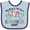 Blue and Navy, variant on Inktastic My Mom is the Best Engineer Ever Boys or Girls Baby Bib