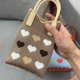 thumbnail image 1 of Bolso para móvil, bolso de punto, bolso de mano de gran capacidad, bolso bandolera para estudiantes, bolso de lana, 1 of 6