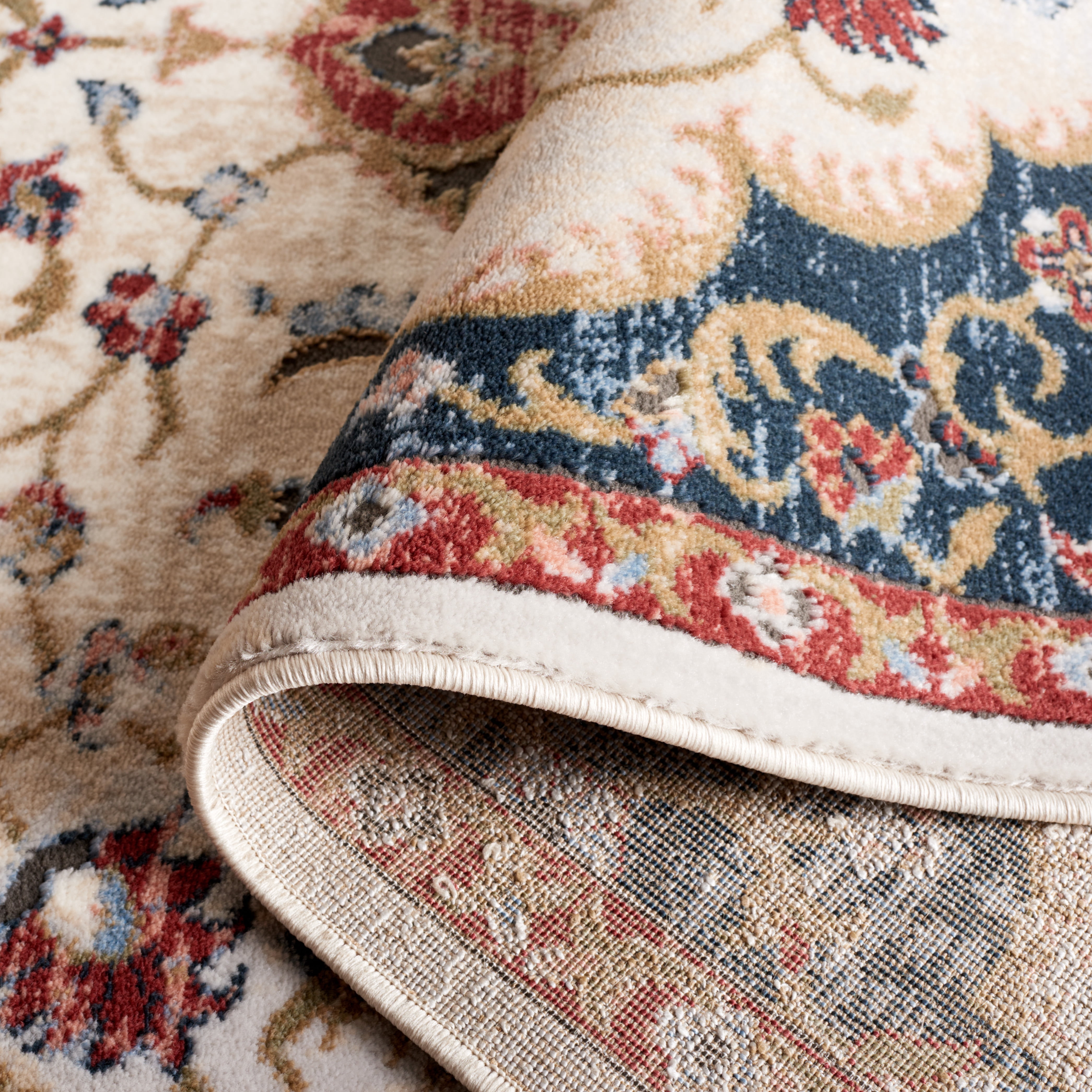 SAFAVIEH Rosewood Altan Medallion Area Rug, Ivory/Red, 4' x 6'