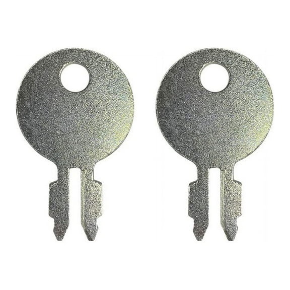 2 Pack Ignition Keys Replacement for Massey Ferguson John Deere Tractor TE20 TO20 Super 90-192427M1, 180292M1 (2)