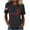 Black, variant on LEKWK 4Th of July Shirts Women Short Sleeve Crewneck Patriotic Shirts Loose Fit Casual American Flag T-Shirt Fashion 250Th Anniversary USA Outfits